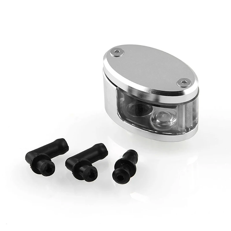 oil cup silver CNC мотоцикл масла тормозной жидкости бак чашки/кронштейн Тормозная жидкость сцепления резервуар емкость для масла из бака - Цвет: oil cup silver