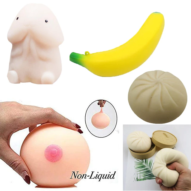 Squeeze Soft Breast Penis Dick Shape Fidget Sensory Toys Stress Relief Toys  Slow Rebound PU Decompression Relax Pressure Toys - AliExpress