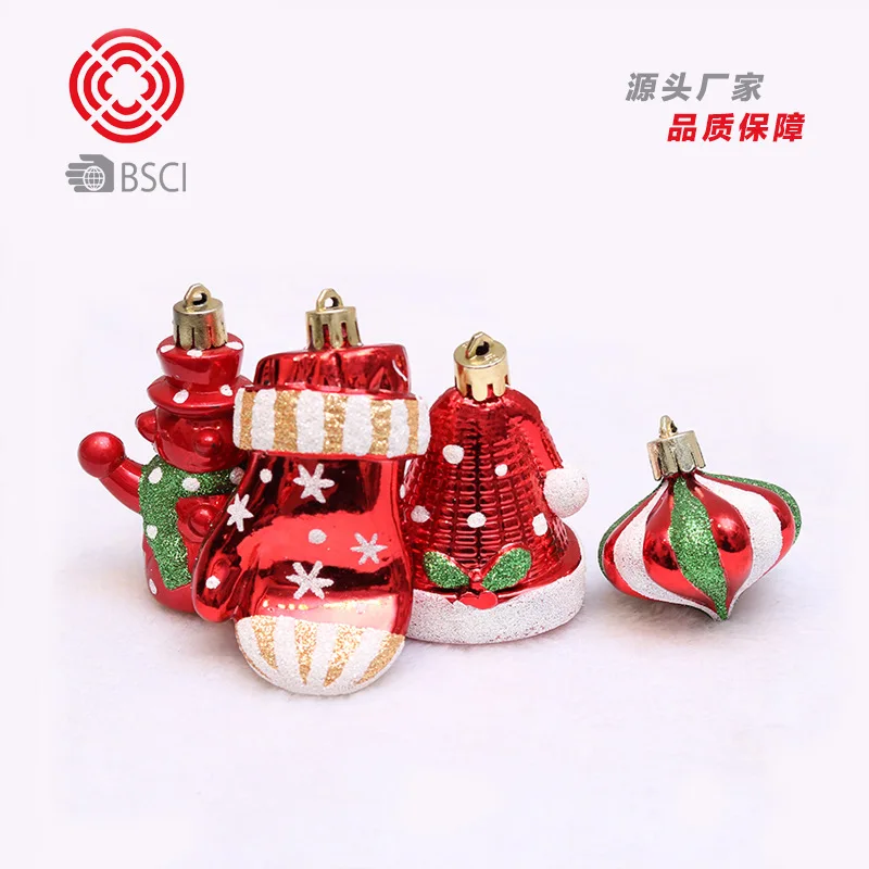 

Heterosexual Christmas balls Christmas Tree Pendant Snowman candy plastic decoration