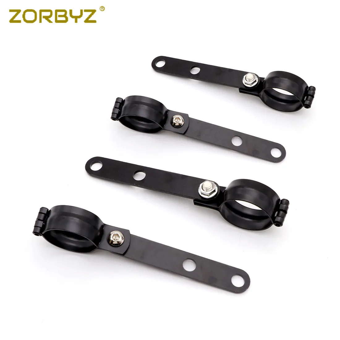 ZORBYZ 39 мм 41 мм мотоцикл черный Регулируемый индикатор фары монтажный вилка кронштейн для поплавок Чоппер кафе гонщик мотоцикл
