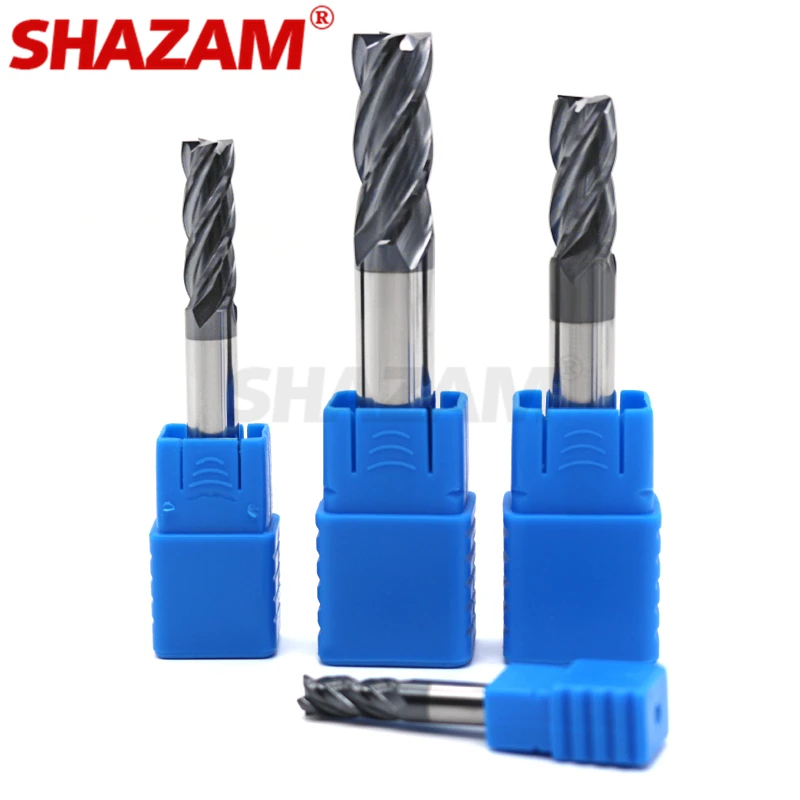 Фрезерный резак Hrc50 Endmill сплав Вольфрамовая сталь Cnc Maching SHAZAM Топ фрезерный станок Инструменты для стали Деревообработка