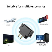 Trasmettitore Bluetooth 5.0 trasmettitore per aeromobili Wireless adattatore Audio Bluetooth per sistema di intrattenimento delle compagnie aeree