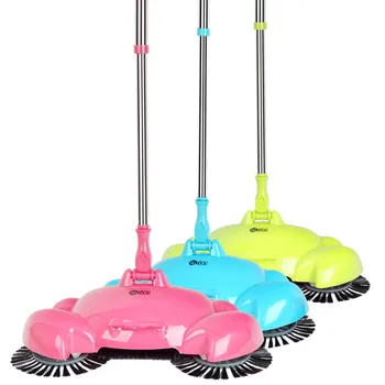 

Stainless Steel Sweeping Machine Push Type Hand Push Magic Broom Dustpan Handle Household Cleaning Hand Push Sweeper