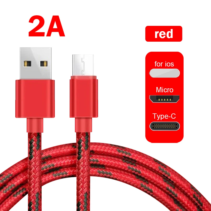 T05 USB Мобильный телефон 2A быстрое зарядное устройство кабель USB зарядная Кабельная линия type-C Micro для iOS 1 м Android супер зарядное устройство USB линия передачи данных