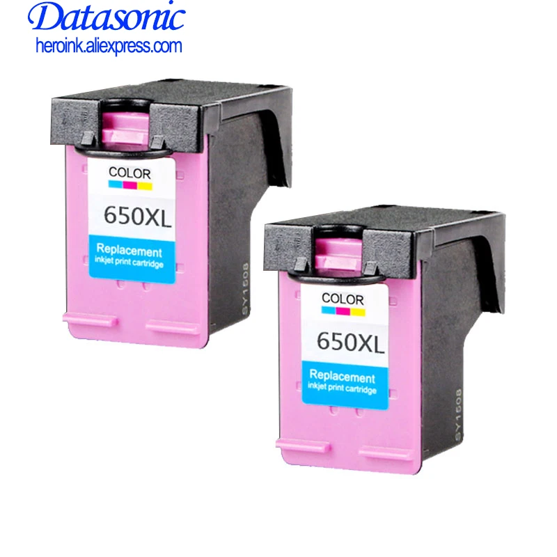Dat Картриджи для H P 650 XL для H P с чернилами HP Deskjet Ink Advantage 1015 1515 2515 2545 2645 3515 3545 4515 4645 650xl - Цвет: 650XL C 2pcs