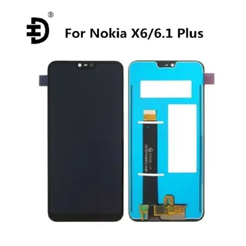 

HD 5.8" LCD Screen For Nokia X6 6.1 Plus LCD Display Touch Digitizer Screen For Nokia X6 TA-1099 TA-1103 TA-1083 TA-1099 Display