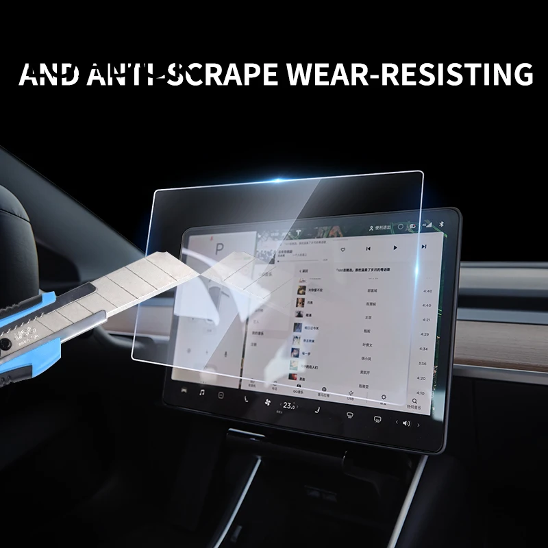 

Tempered Glass for Tesla Model 3 Center Screen Model Y 15" Touchscreen Protector Film For Tesla Model3 Screen Protector