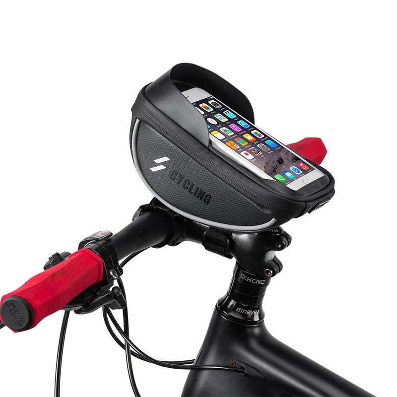 Сумка для велосипеда woho аксессуары для телефона телефон велосипедные аксесуары велосумка рюкзак bolso bicicleta велосумка - Цвет: Черный