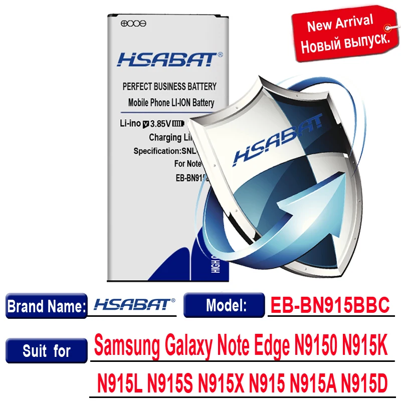 HSABAT 6650 мА/ч, EB-BN915BBC Батарея для samsung Galaxy Note Edge NFC N9150 N915K N915L N915S N915X N915 N915A N915D Батарея