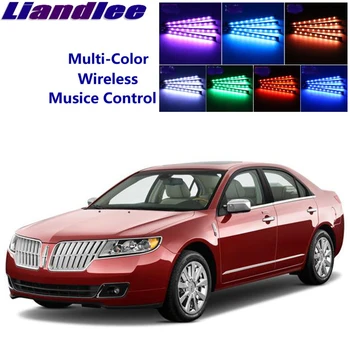 

LiandLee Car Glow Interior Floor Decorative Seats Accent Ambient Neon light For Lincoln MKZ MK1 2006~2012