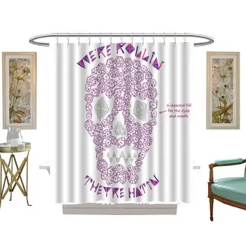 

Bathroom Decor Sets with Shower Curtains and s Gray Head Text Font Illustration Graphic Design Logo Graphics Line Art,W72 x L72