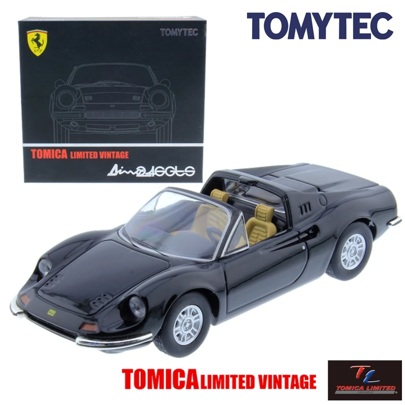 Tomytec tomica limited винтажный динозавр 246gts литой миниатюрный 1989 стиль игрушечный автомобиль горячие детские игрушки