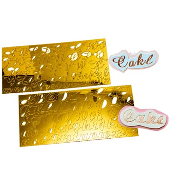 

Acrylic Letter Alphabet Mold Baking Cake Decorating Tools Press Cookie Cutter Diy Cake Stamp Fondant Mold Biscuit Cookie Stamp