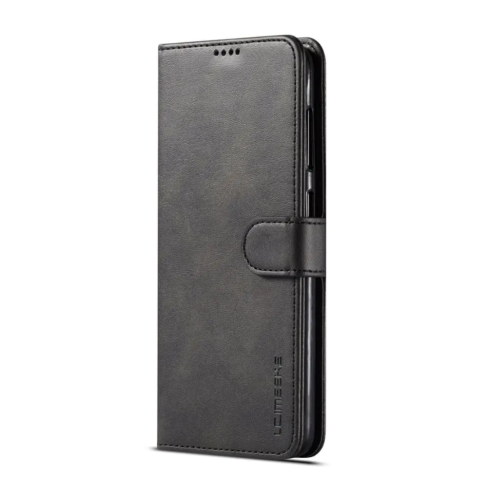 Ретро Кожаный флип-кошелек чехол для телефона для samsung Galaxy NOTE 9 чехол с магнитным отделением для карт PU чехол для samsung Galaxy NOTE 8 чехол s - Цвет: Черный