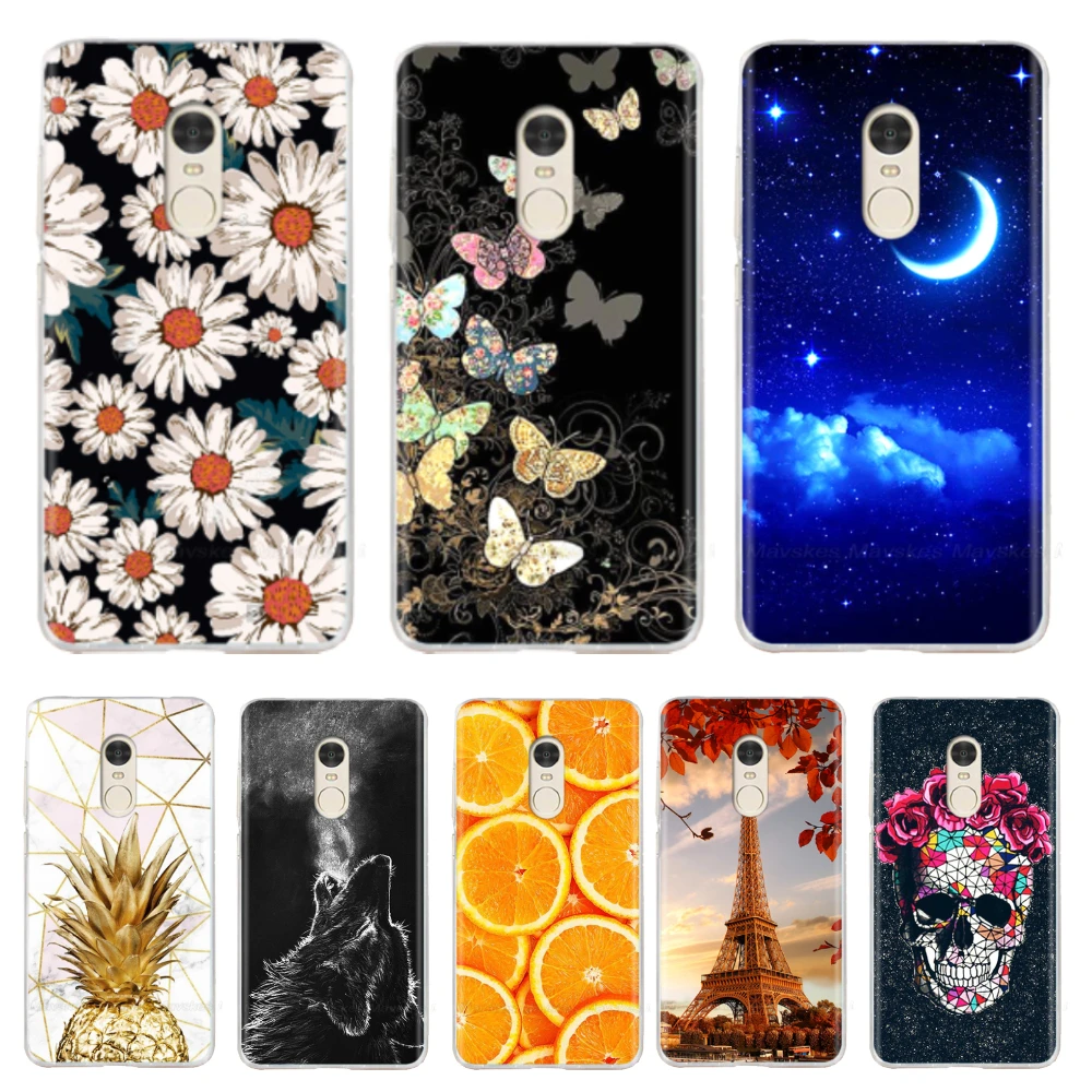 case for xiaomi For Xiaomi Redmi Note 4 Case Silicon Cover Cute Soft Silicon TPU Back Cover Phone Case For Redmi Note 4x Note4X 4X Phone Shell xiaomi leather case chain