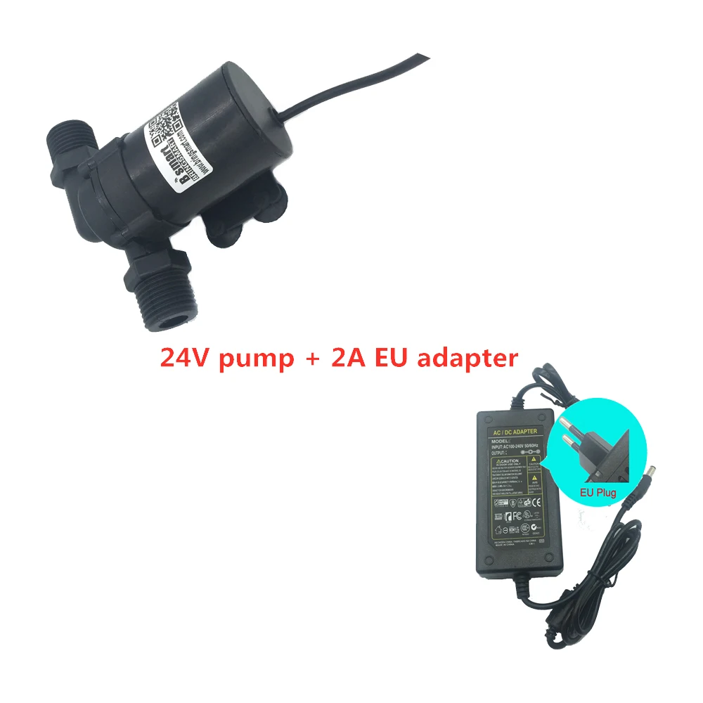 Бесщеточный Водяной насос SR660D, 12 В, USB, солнечный аквариум, 24 В, циркуляция фонтана, 700-1200LH, самовсасывающий насос
