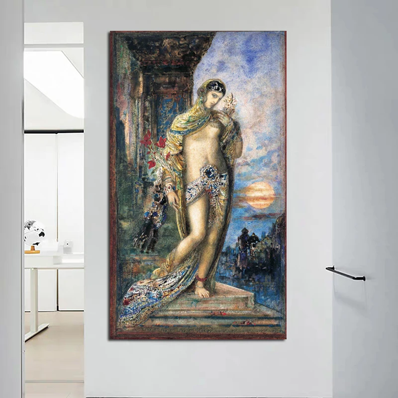 Постер винтажный Gustave Moreau Картина на холсте постеры печать Мраморная настенная