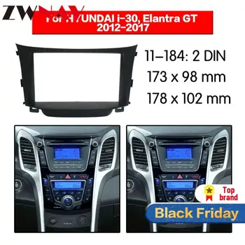 

Car DVD Player frame For 2012-2017 Hyundai i-30 2DIN Auto AC Black LHD RHD Auto Radio Multimedia NAVI fascia