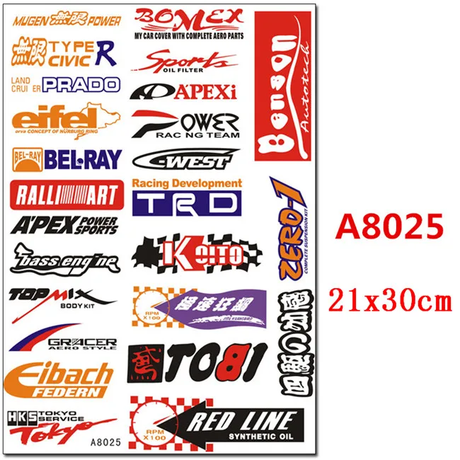 A8025 Akrapovic мотоциклетные стикеры доктор GP Мотокросс граффити винил JDM чемодан гитары Шлем Наклейка для Yamaha Kawasaki Honda - Цвет: A8025