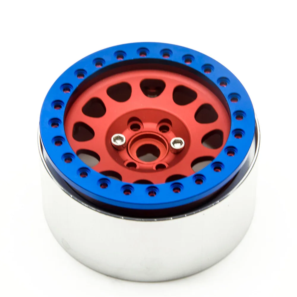 AXSPEED 4 Stück Aluminiumlegierung 1,9/2,2 Zoll Ersatz Beadlock Felgen Ringe für Axial SCX10 Wraith TRX-4 1/10 RC Crawler Auto – Detail 20