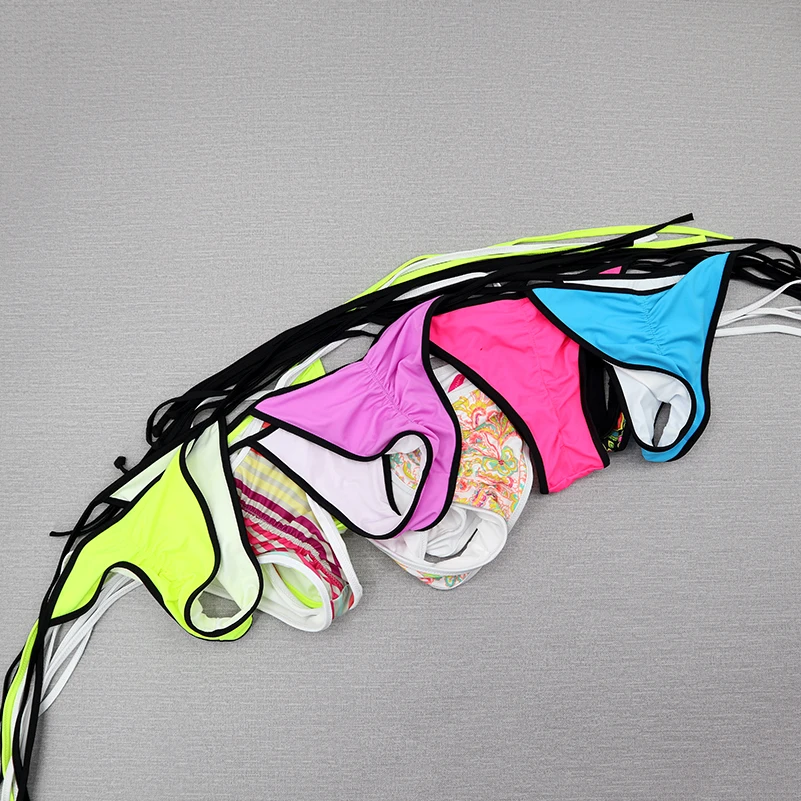 Для женщин Т образные дерзкие Плавки бикини стринги Сексуальная девушка