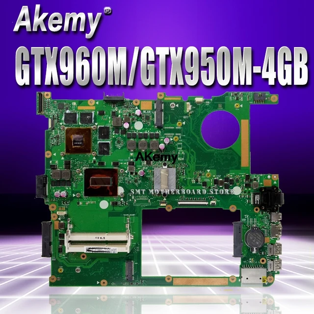 $US $219.02  Akemy GTX960M/GTX950M-4GB G771JW Motherboard with i7-4720HQ For ASUS ROG G771JM G771JK G771J G771 L