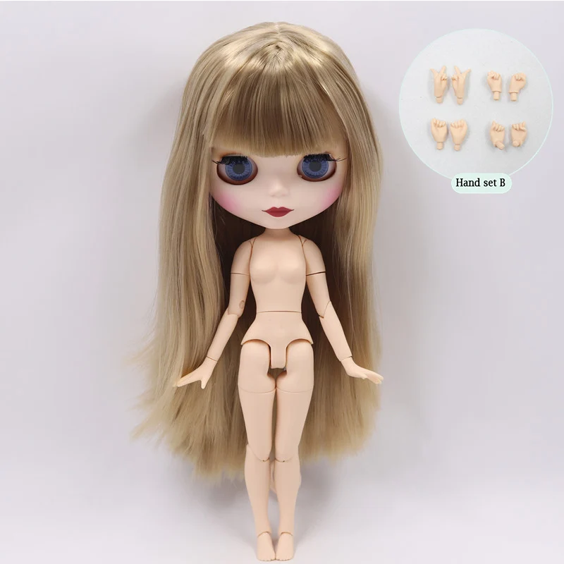 ICY Nude Blyth кукла на заказ № BL9031 светлые волосы 1/6 bjd, pullip, licca, jerryberry - Цвет: A doll with hand B