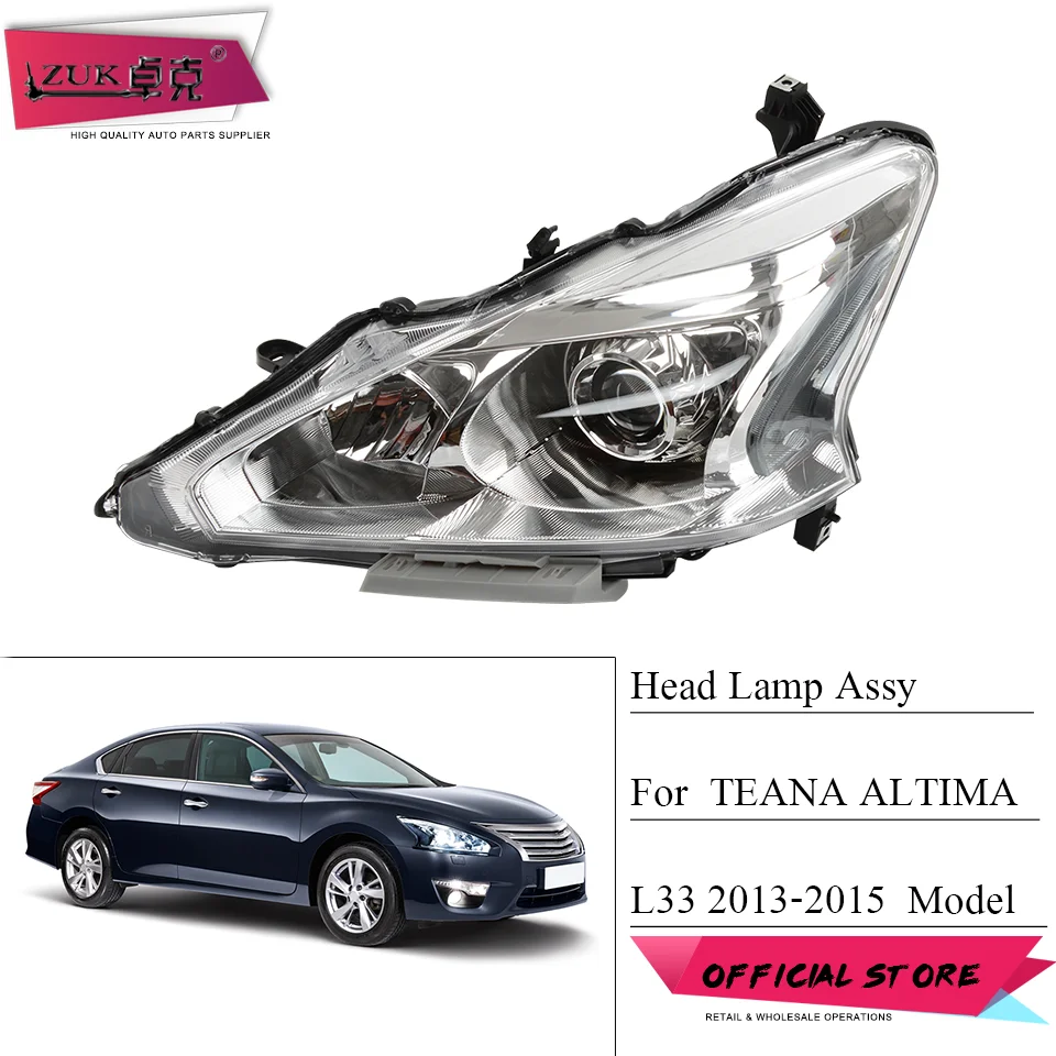 Zuk Left Right Front Headlight Headlamp Head Light Head Lamp For Nissan