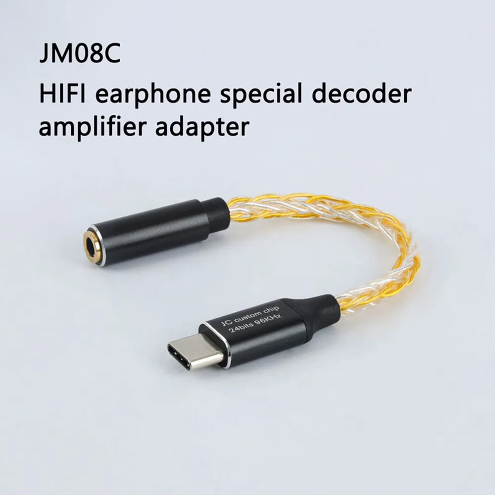 Jcally JM08C USB Type-C to 3.5mm DAC Dongle description image
