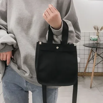 

Canvas Shopping Bag Women Ladies Fashion Leisure Handbag Eco Shopper Bag Shoulder Cotton bags bolsas ecologicas reutilizables#57