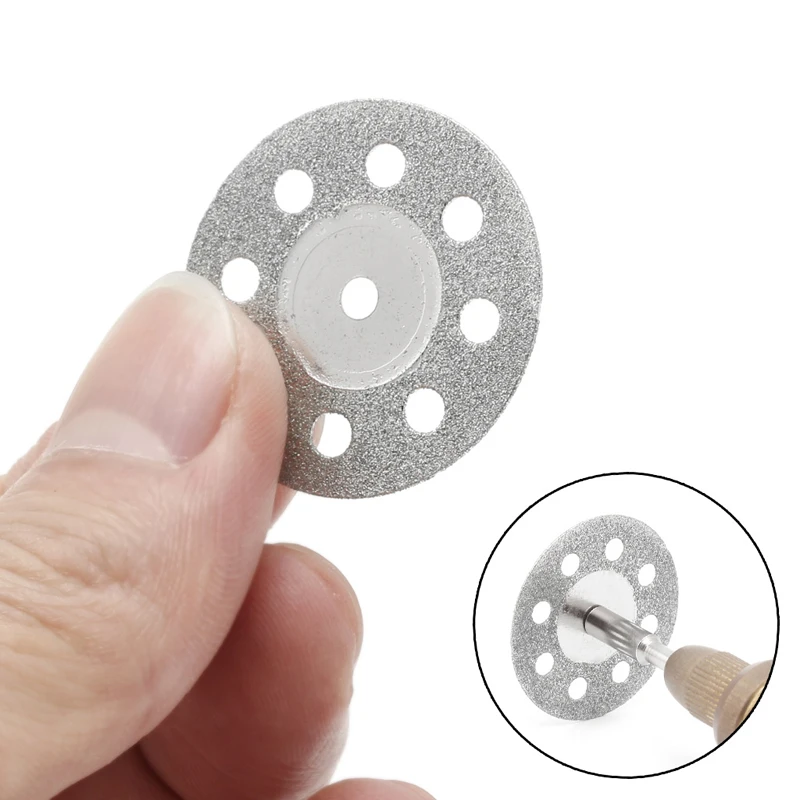 5Pcs/set 20/22/25/30 Dremel Accessories Diamond Grinding Wheel Saw Circular Cutting Disc