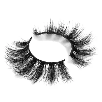 

LISM 1 Pair Mink Eyelashes Thick 3D Eyelashes 3D Mink Lashes Hand Made Makeup False Lashes 1 Box Faux Cils LX-129