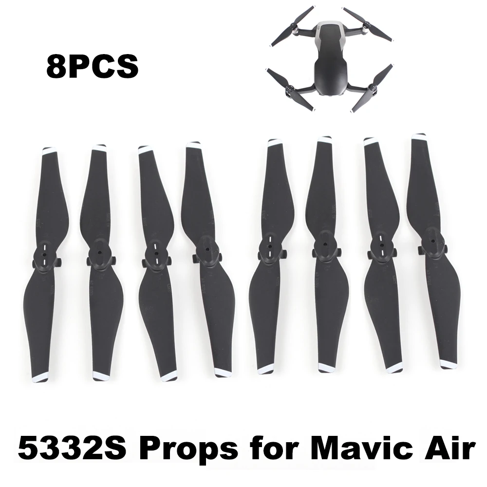 4 пары пропеллеров 5332S Для DJI Mavic Air Drone быстросъемное лезвие 5332 пропеллеры прочные запасные части Сменные аксессуары крыло