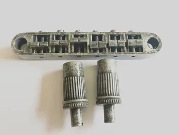 

1 Set antique Tune-O-Matic Electric Guitar Bridge And Tailpiece For Epi Schecter LTD MADE IN KOREA