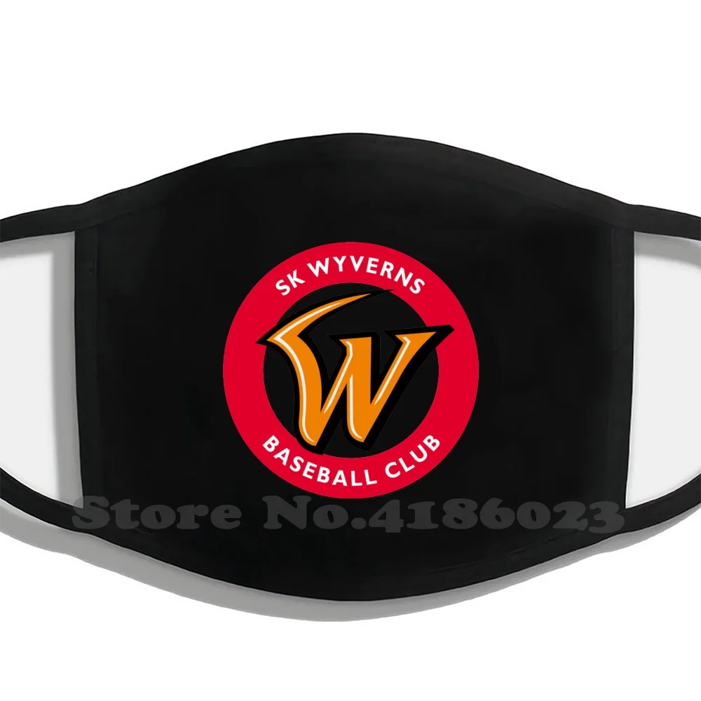 Sk Wyverns Kbo логотип Сделай Сам взрослые дети рот маска Корея Бейсбол Корейский