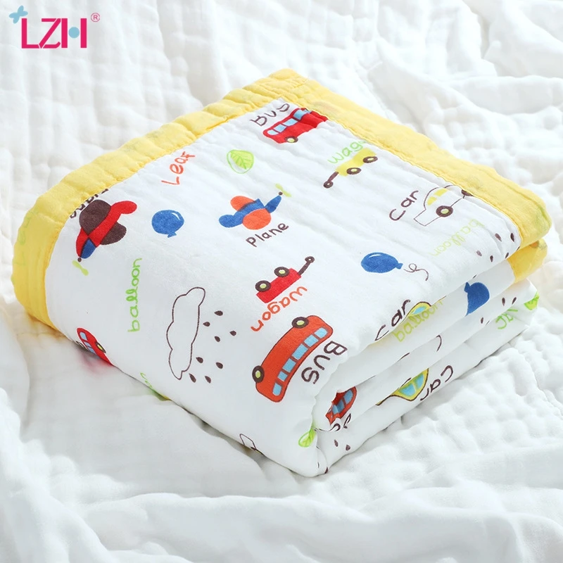 Low Price Blanket Quilt Pure-Cotton Childrens LZH Cover Wrap Bath-Towel Wide-Edging Printing-Color bWwnMq7bVbO