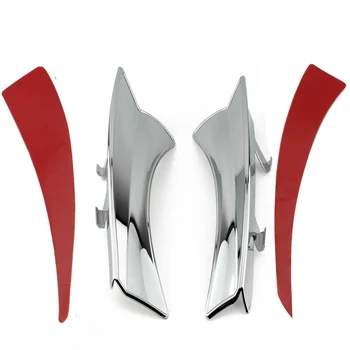 

ABS Motorcycle Heat Shield Air Deflectors Chrome For Victory Cross Country Tour Magnum Cross Roads 2010-2016 Hard-Ball 2012-2013