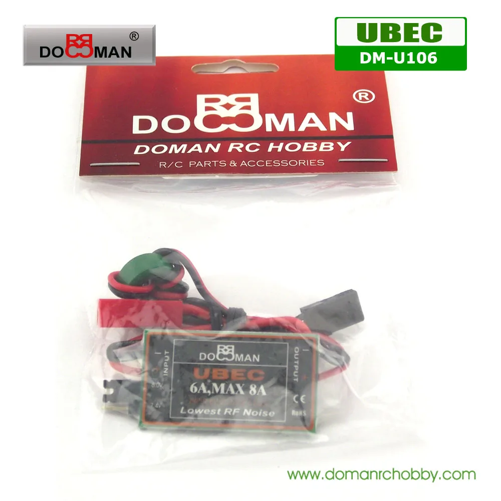 4 шт./лот DM-U106 DOMAN RC высокое напряжение 6v/7 v 6A выход 2s-6S/8-25 5 V Входной Переключатель