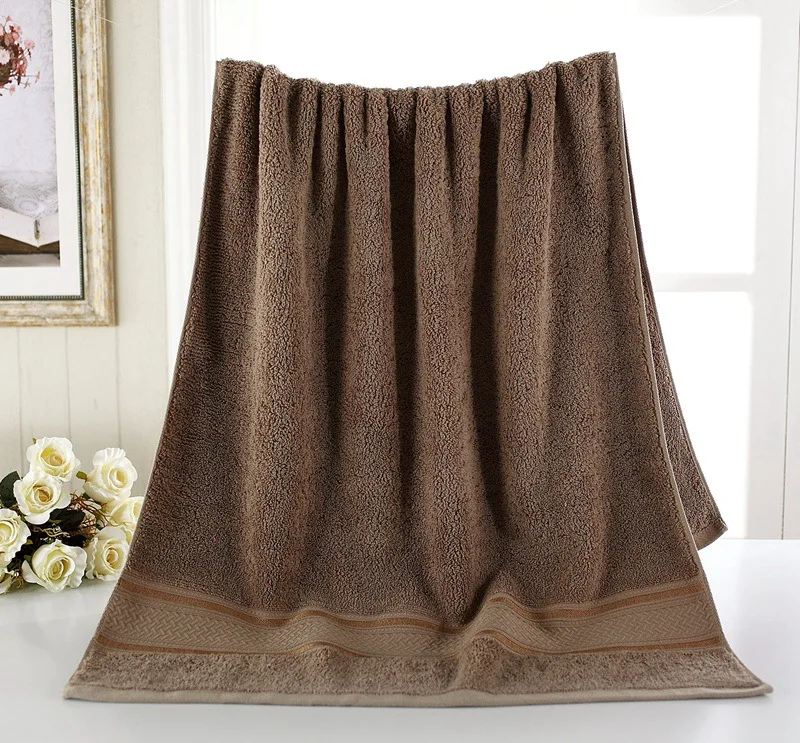 Egyptian Cotton Bath Towels Super absorbent bathroom for home Hotel 650g beach towels for adults Shower 70*140cm Terry towels 3