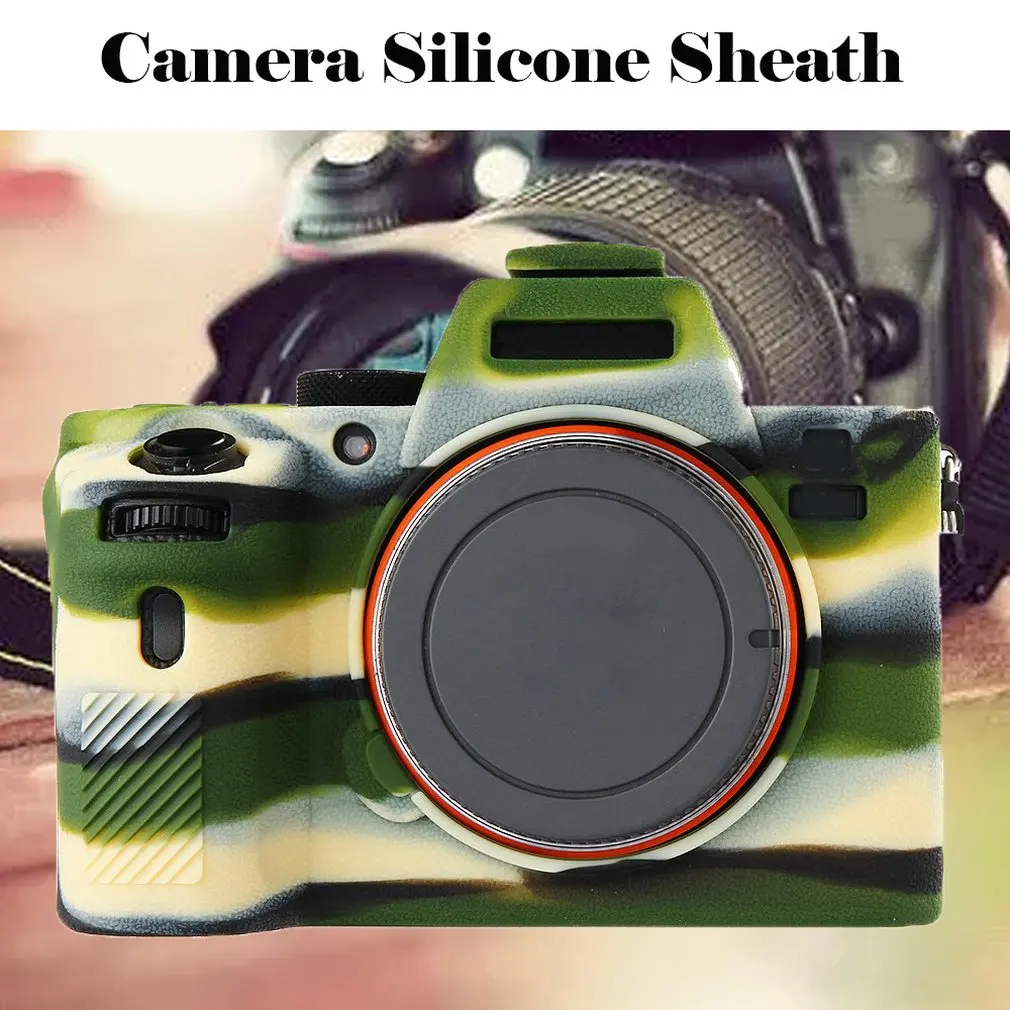 Чехол для камеры Canon Профессиональный силиконовый резиновый чехол для камеры Съемная Защита для Canon A7Ⅱ