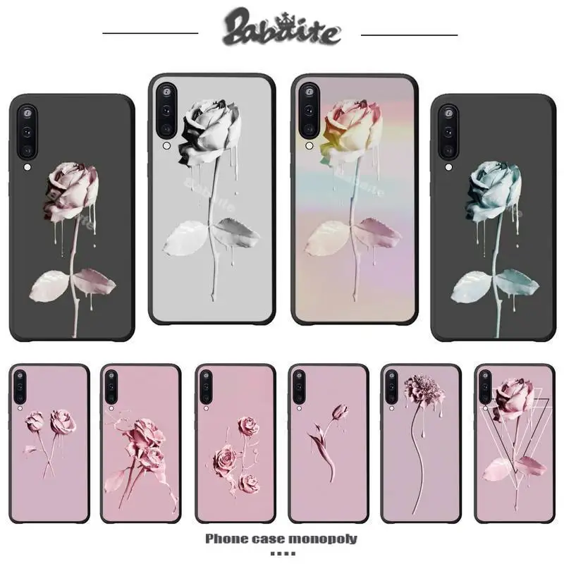 Стильный и красивый роскошный чехол для телефона с розой Samsung A10 A20 A50 A51 A70 A71 A40 A30 A30S