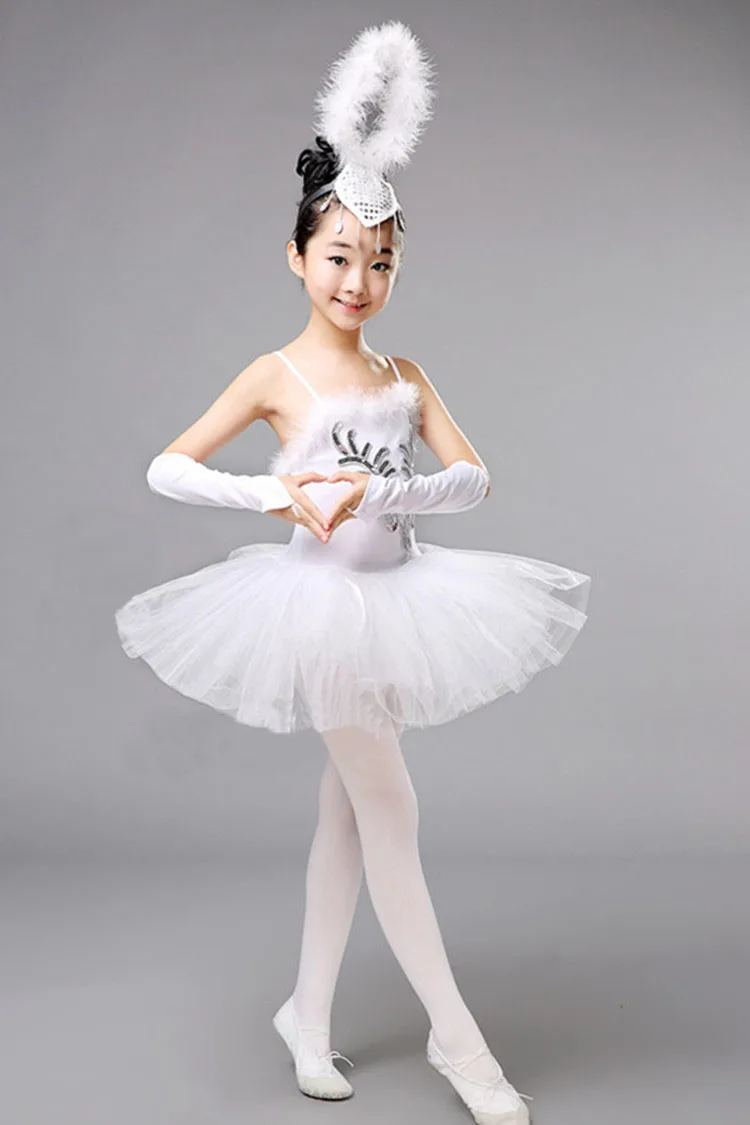Купить Белая профессиональная балетная пачка для детей, детская пачка ...