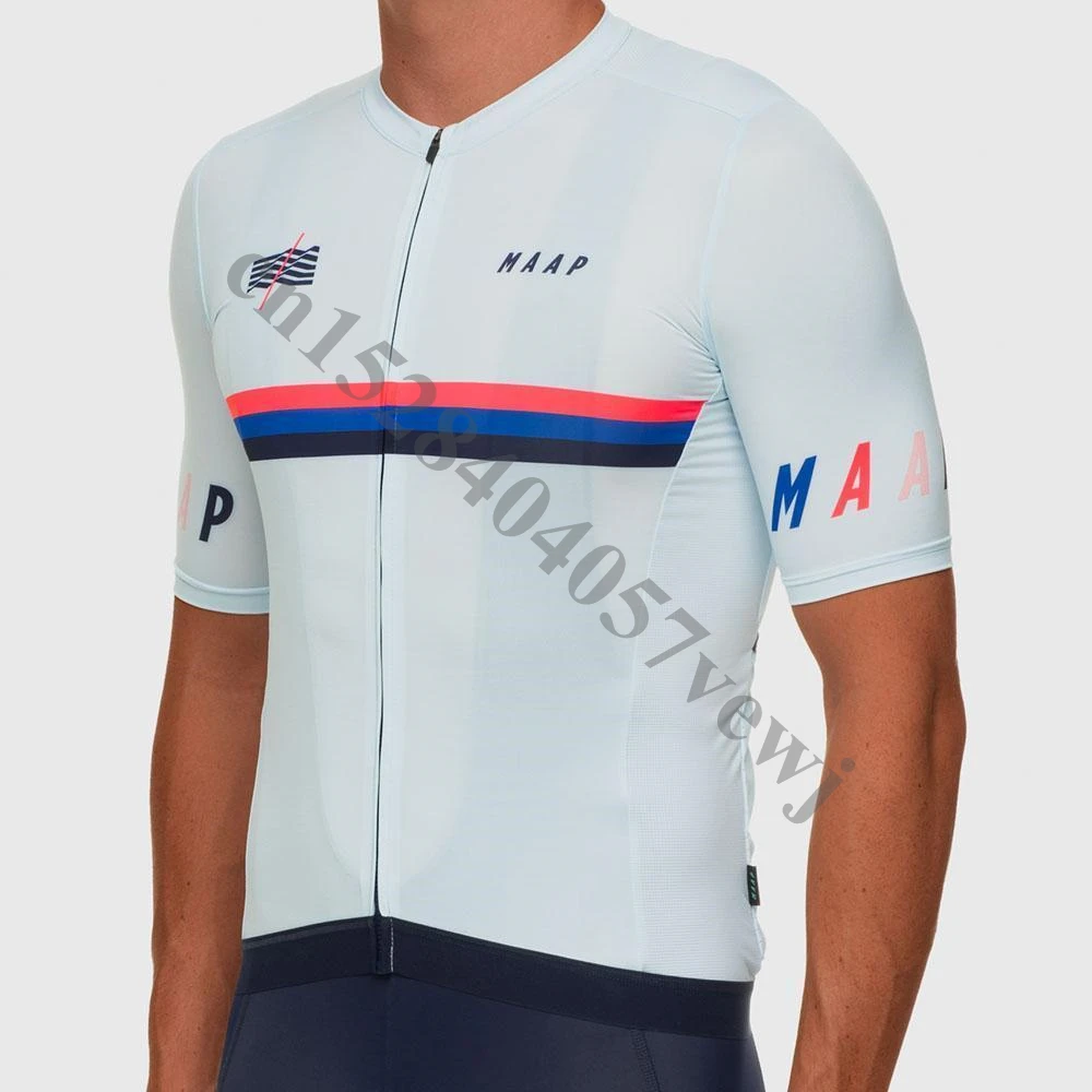 Серый MAAP Pro team, Джерси для велоспорта, летняя одежда для горного велосипеда, дышащая одежда для велоспорта, Ropa Ciclismo Hombre Uniformes C24 - Цвет: Серый