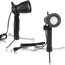 2pcs Mini table Photography LED Continuous Light Lamp Portable Cold Warm Lighting 3800-5500K For Photographic Photo Video Studio
