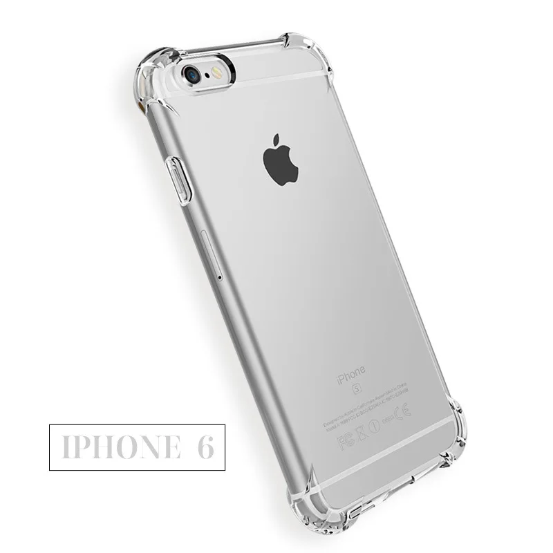 Подходит для IPhone11 Pro MAX Air Bag ударопрочный чехол IPhone7/8 Plus XR Прозрачный чехол для телефона Apple