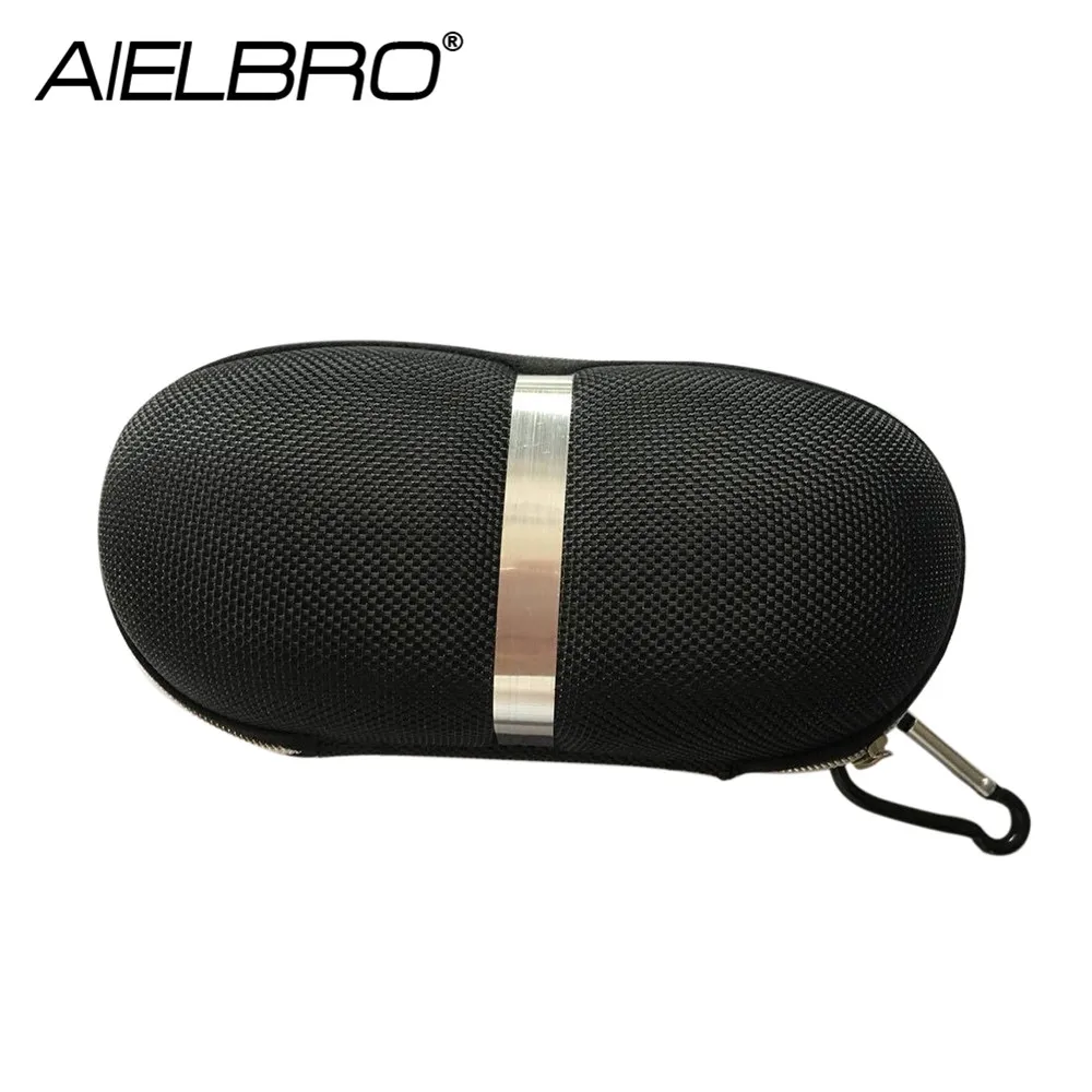 AIELBRO Super Pressure Resistance Zipper Clam Sunglasses Hard Case Portable Box Eye Glasses Storage Cover Shell Hard Case