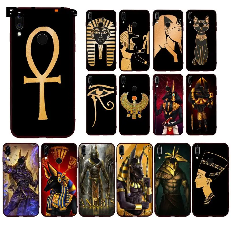 Babaite художественный Египетский Нефертити Anubis Anh Фараон чехол для телефона для huawei P20 P30 Pro P20Lite P30Lite PSmart P10 9lite