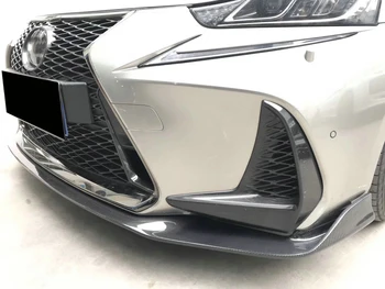 

Car Accessories For Lexus 2017 On IS350/300h/300 ATS Style Carbon Fiber Front Lip (GSE/AVE/ASE 3#) Glossy Fibre Bumper Splitter