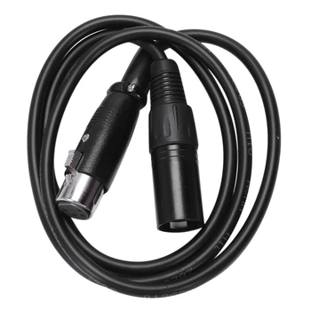 

Newest 4 pin XLR Male to XLR FEMALE Power Cable Cord 1M for DSLR Camera Photography