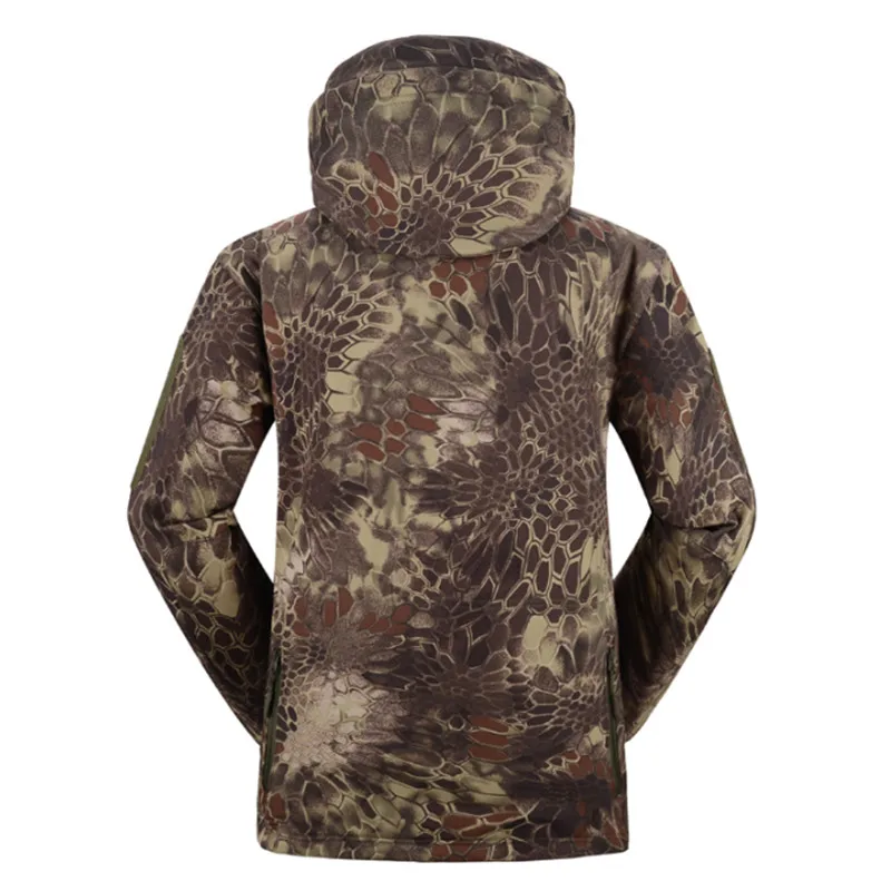 Men Outdoor TAD Jacket Waterproof Tactical Softshell Hooded Jacket Black Green Men Outdoor Jacket Waterproof TAD Coat Shark Skin